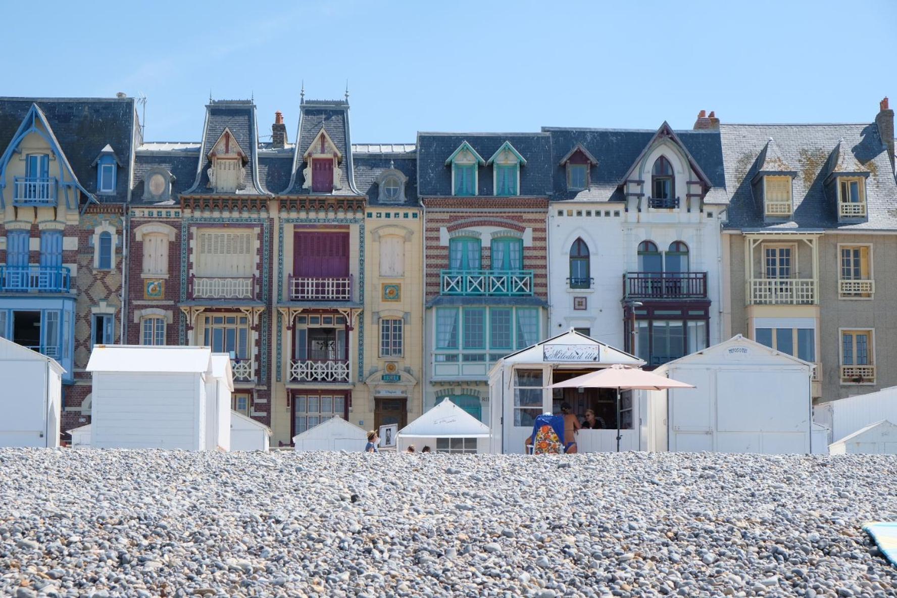 Villa Adele, Bow-Window Vue Mer - Appt 02 Mers-les-Bains Exteriér fotografie